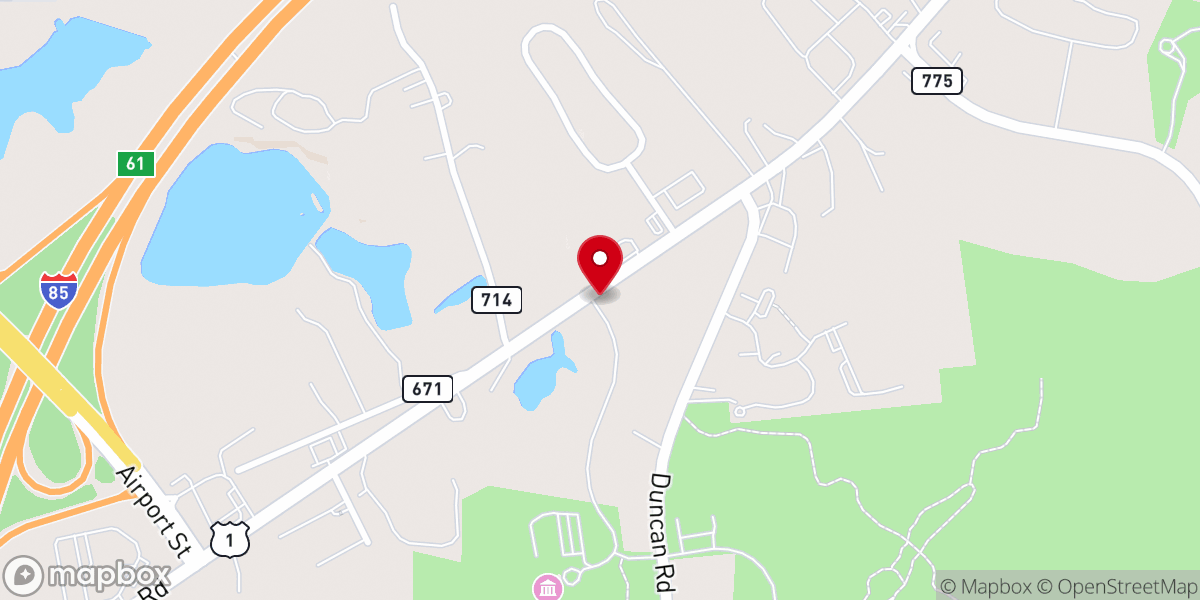 Map showing location of Pamplin Historical Park