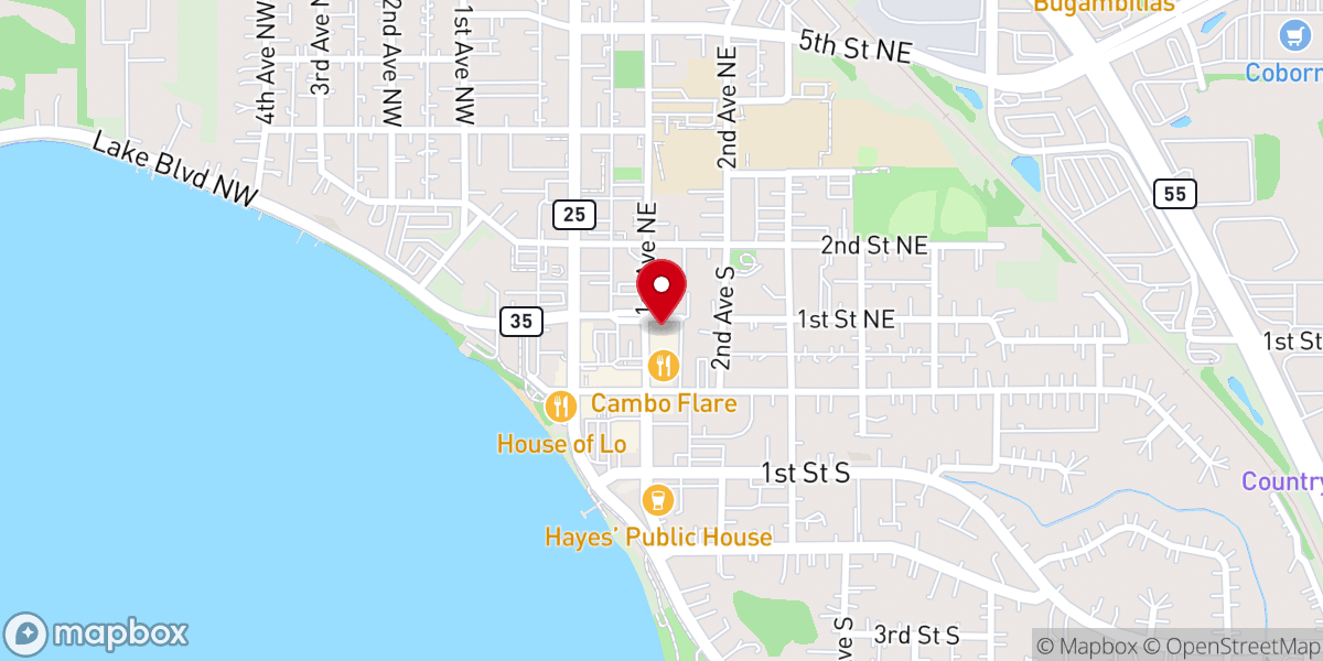 Map showing location of United Faith Community