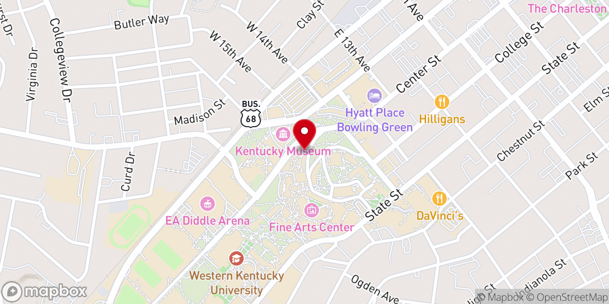 Map showing location of Chandler Memorial Chapel