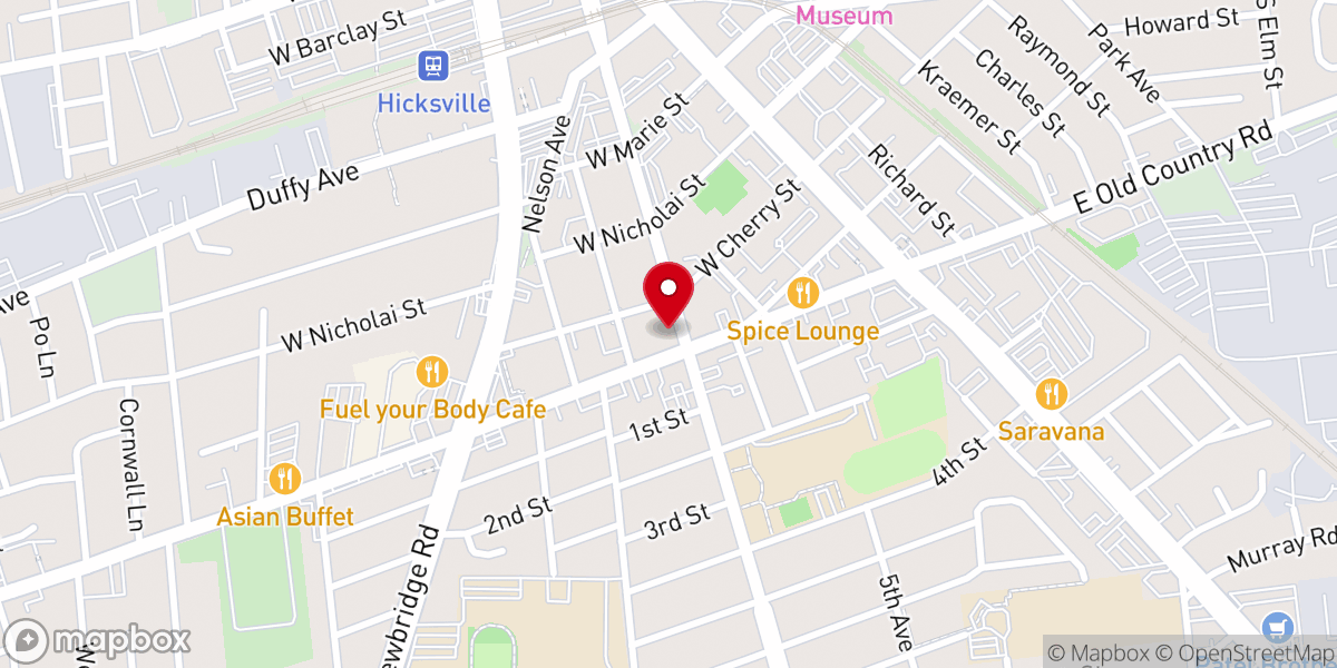 Map showing location of Holy Trinity Episcopal Church