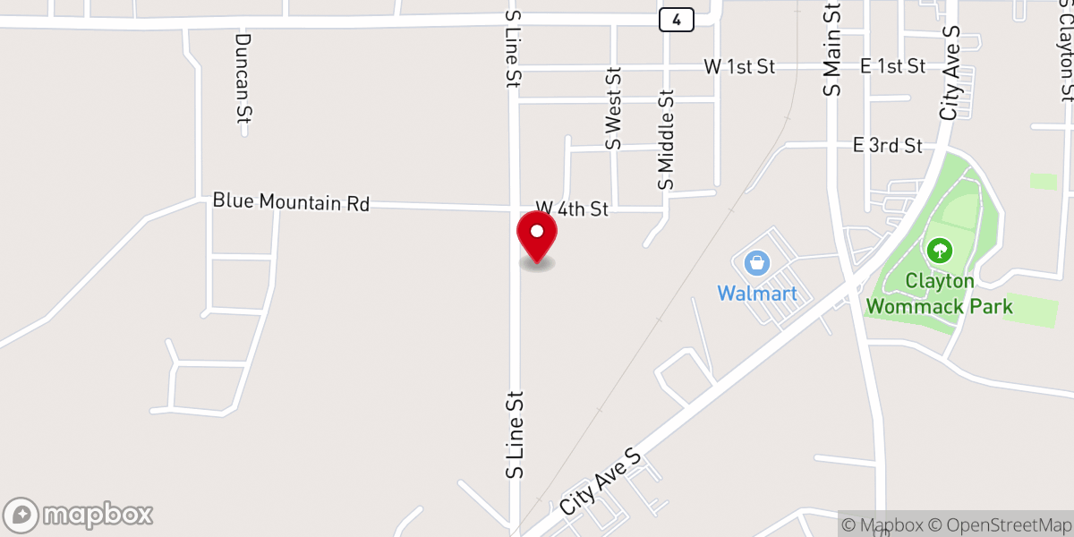 Map showing location of Ripley Assembly of Christ
