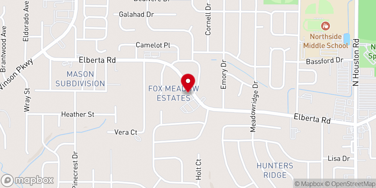 Map showing location of Faith in Action Church