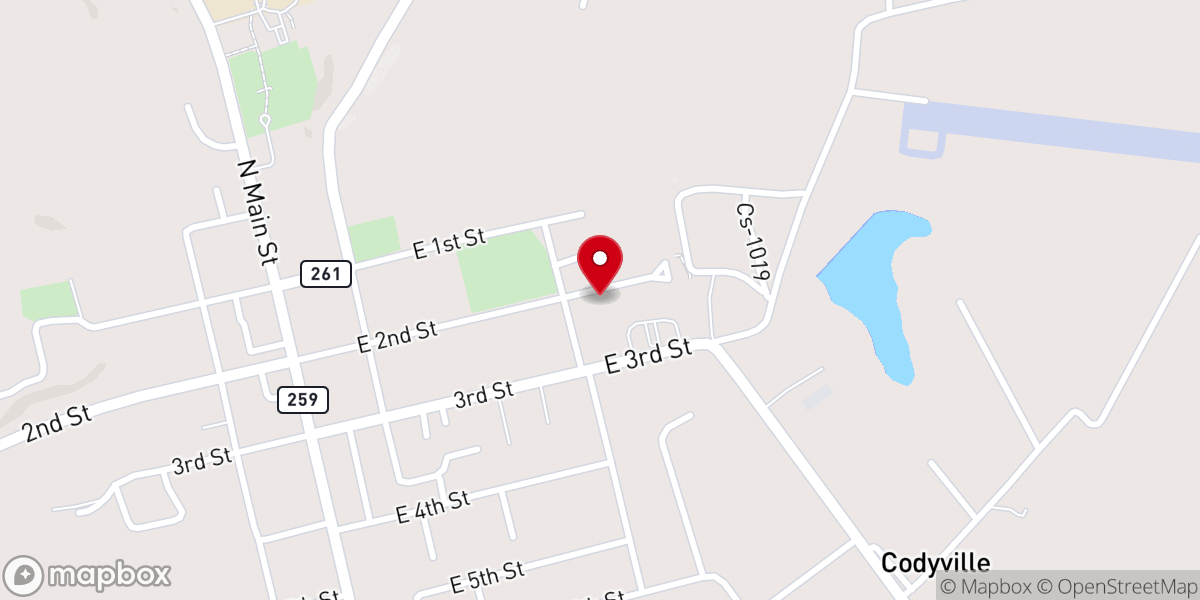 Map showing location of Clair memorial unc