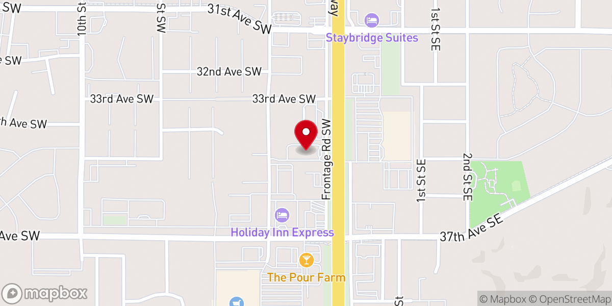 Map showing location of Iglesia Ni Cristo - Locale of Minot, North Dakota