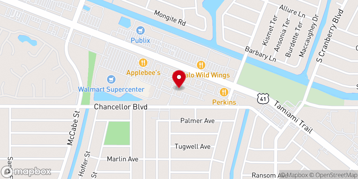 Map showing location of New Day Christian Church