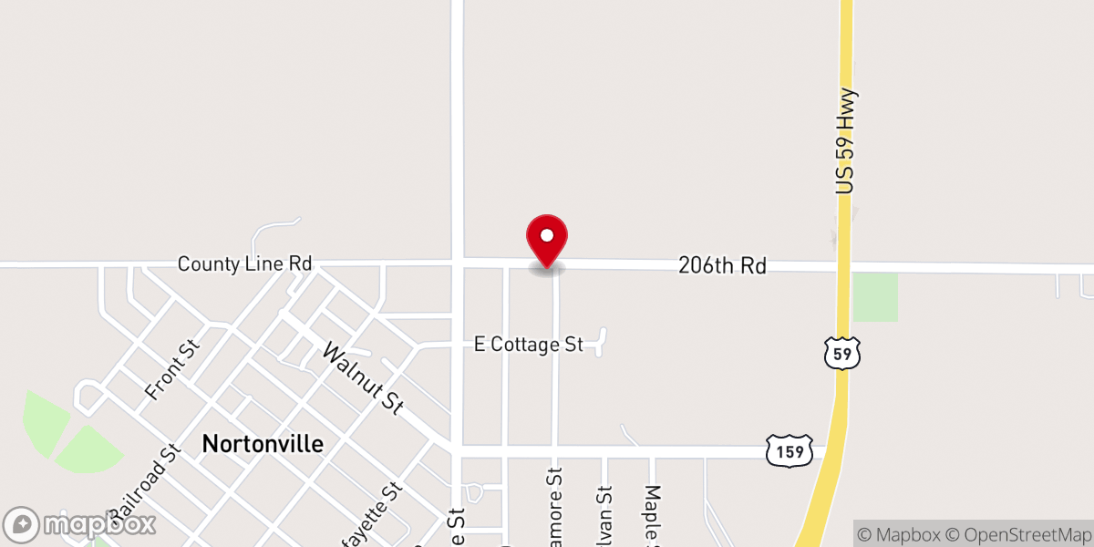 Map showing location of St Joseph's Catholic Church