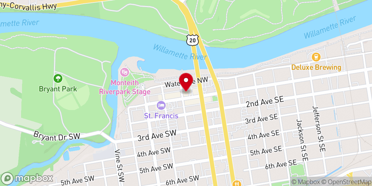 Map showing location of The Grove Church