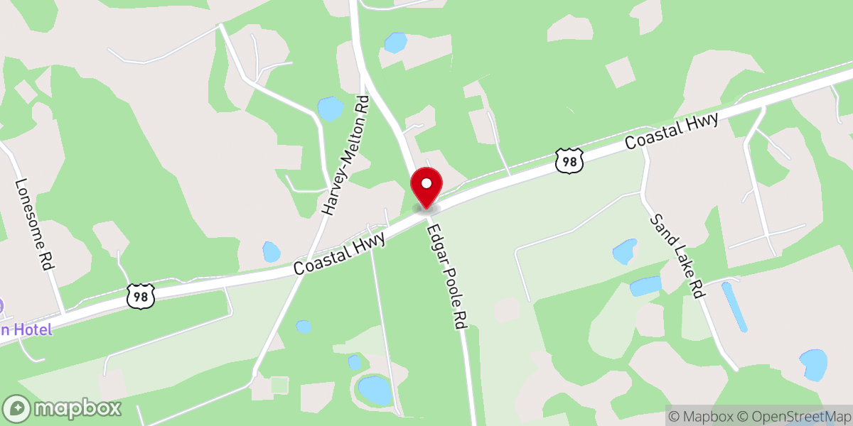 Map showing location of episcopal church