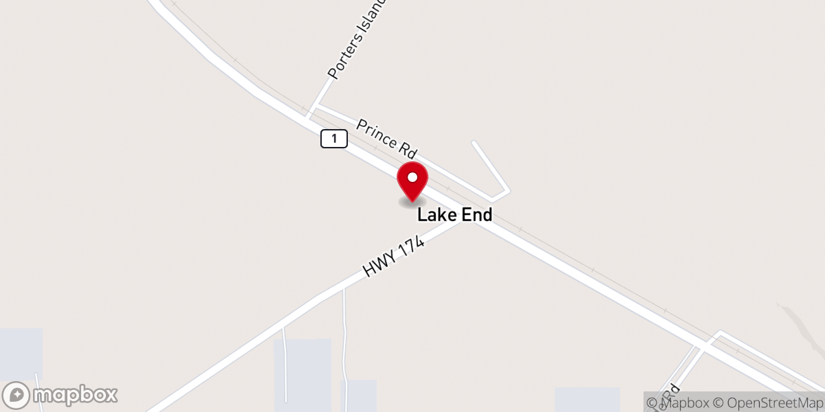 Map showing location of Red River Cowboy Church