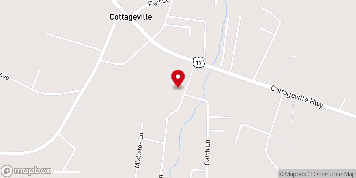 Map showing location of Gospel Tabernacle