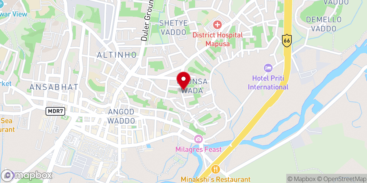 Map showing location of Faith Community Church