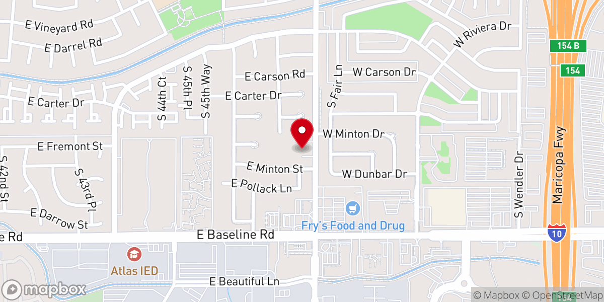 Map showing location of Twin Butte Baptist Church