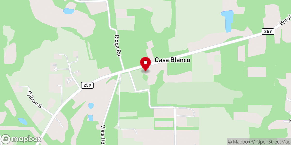 Map showing location of Casa Bianca Missionary Baptist Church