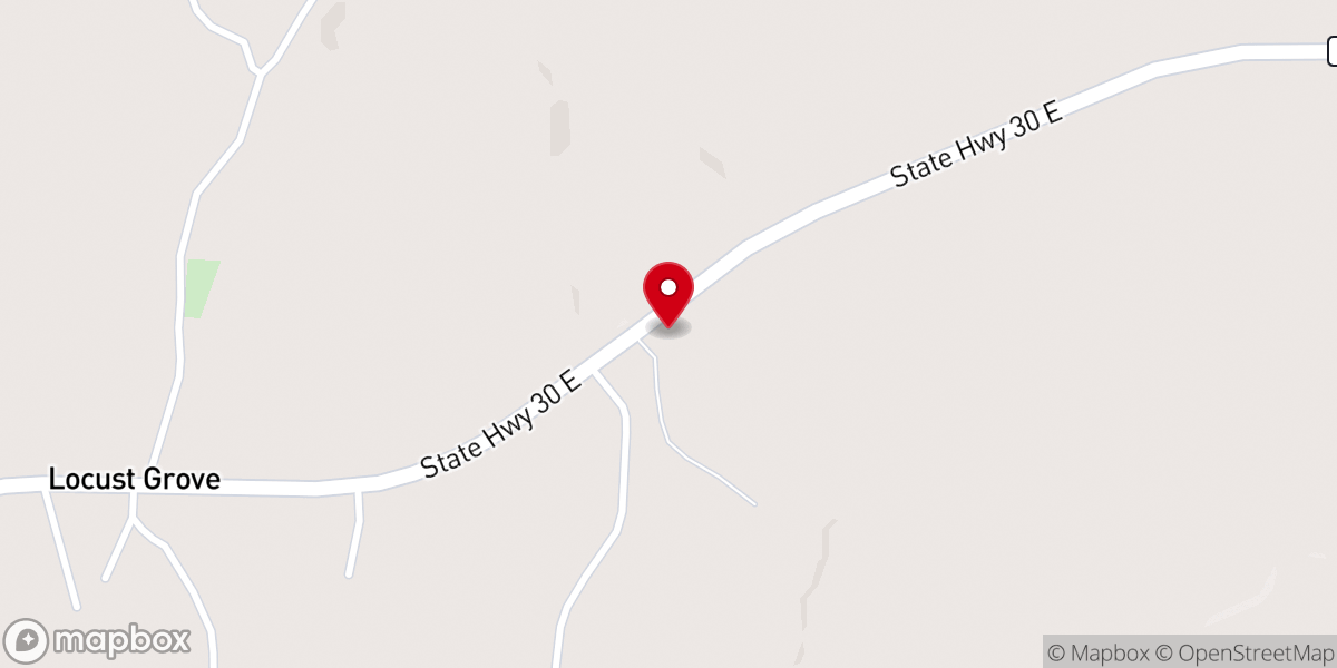 Map showing location of Point Of Faith Church