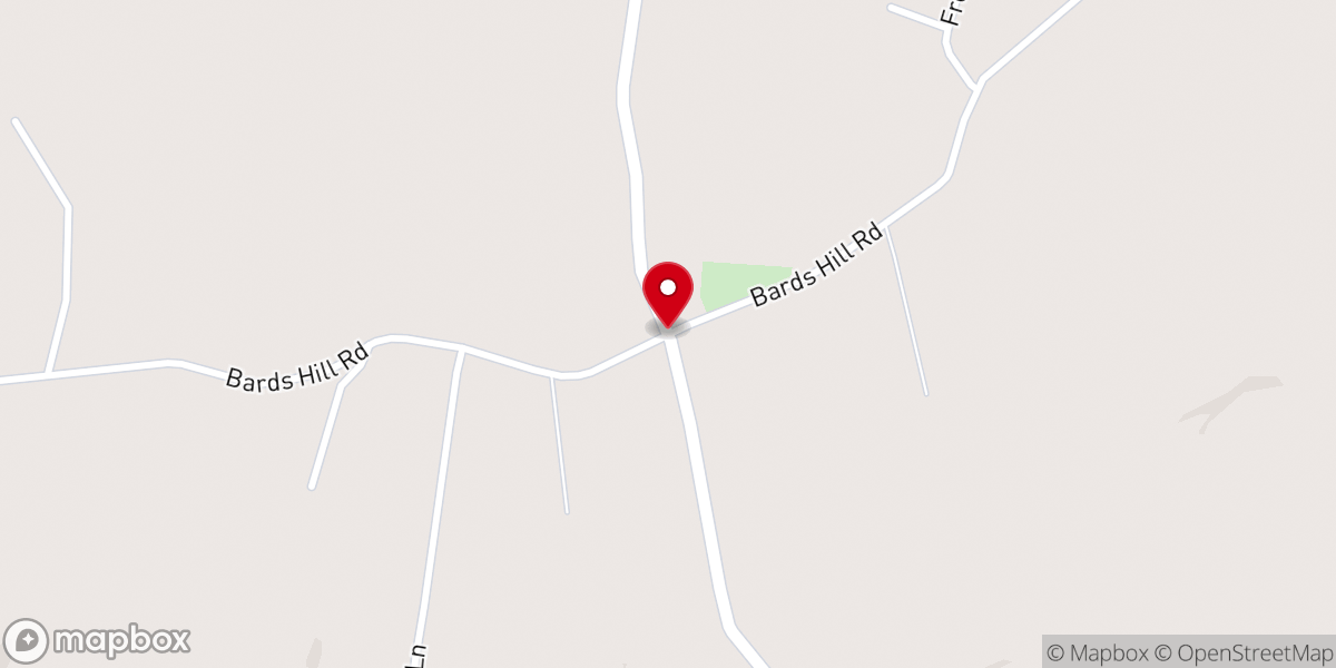 Map showing location of Vernal Grove Missionary Baptist Church