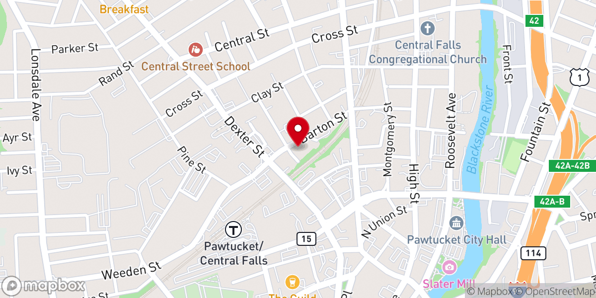Map showing location of Ambassadors Church of the Nazarene