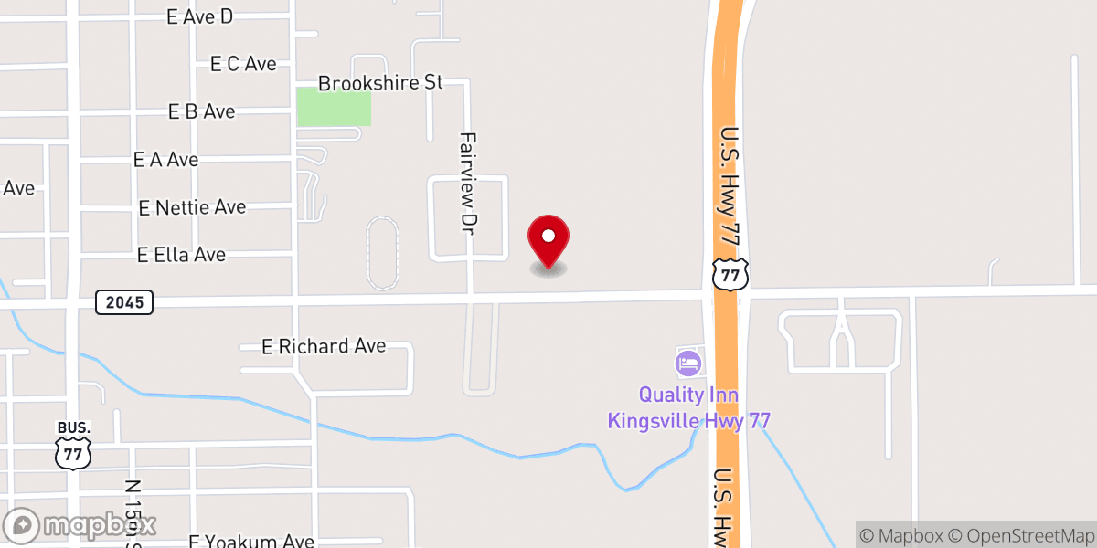 Map showing location of Emmanuel Christian Church
