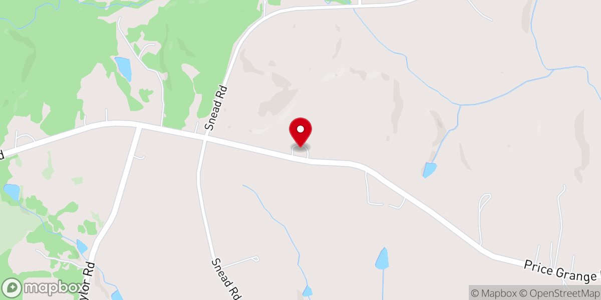 Map showing location of Love Thy Neighbor Baptist Church