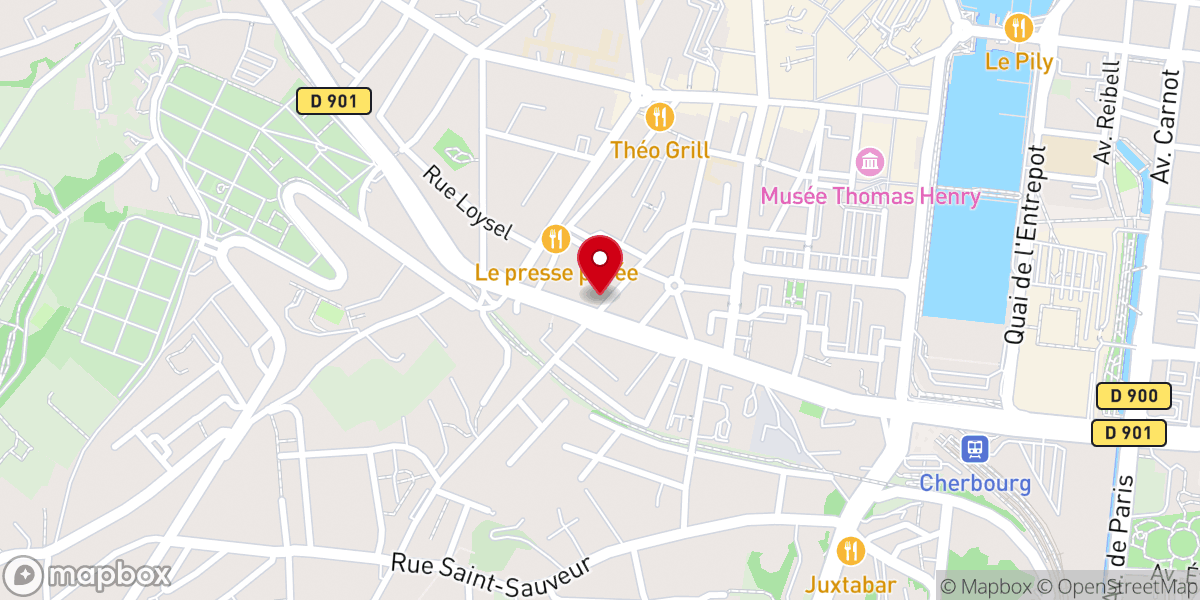 Map showing location of PAROISSE JEAN XXIII CENTRE ND DU VOEU