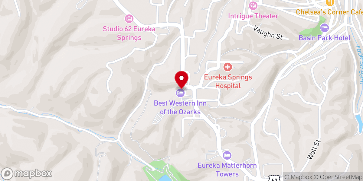 Map showing location of Myrtie Mae's