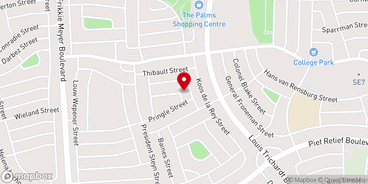 Map showing location of Light and Hope Community Church