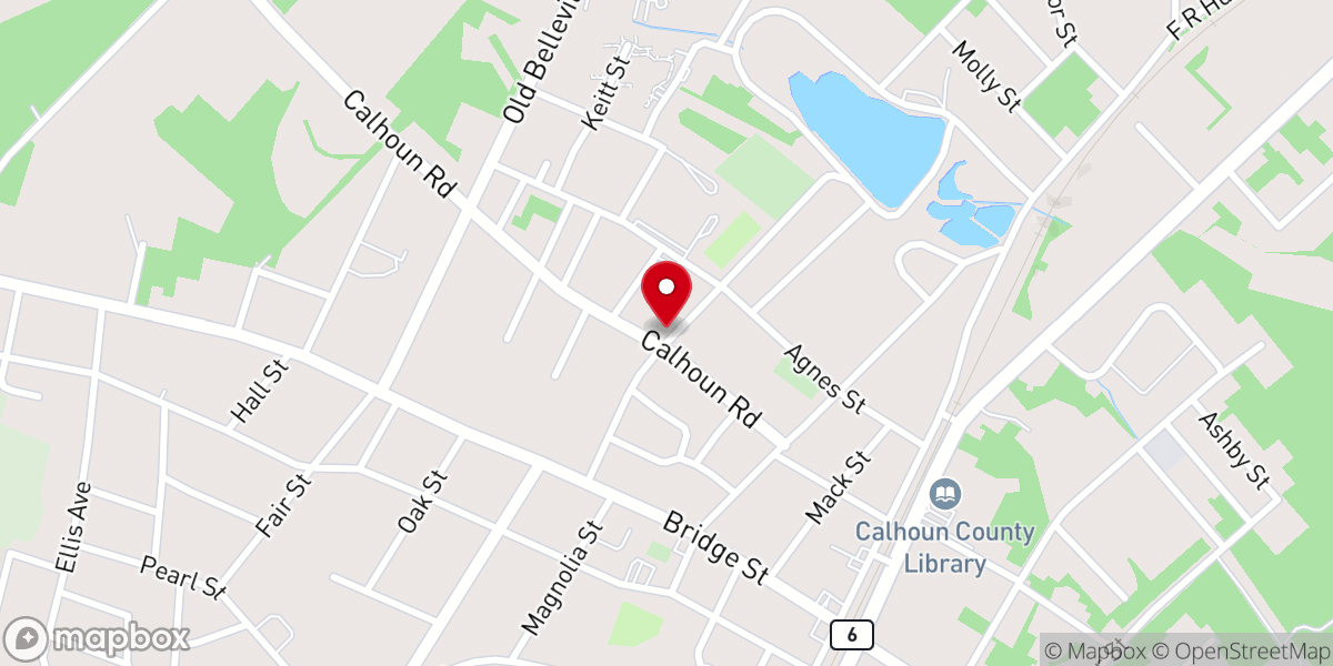 Map showing location of First Baptist Church Of Saint Matthews