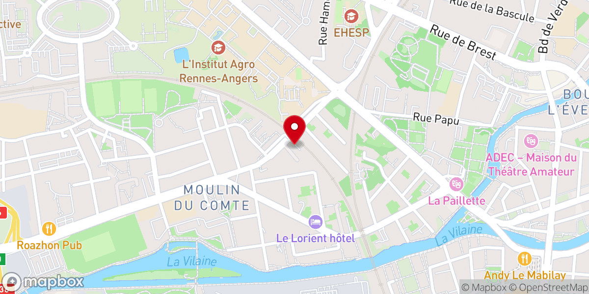 Map showing location of FJKM Rennes Laval