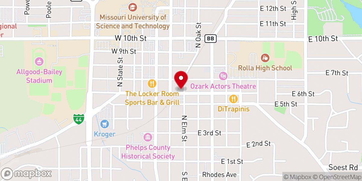 Map showing location of Grace