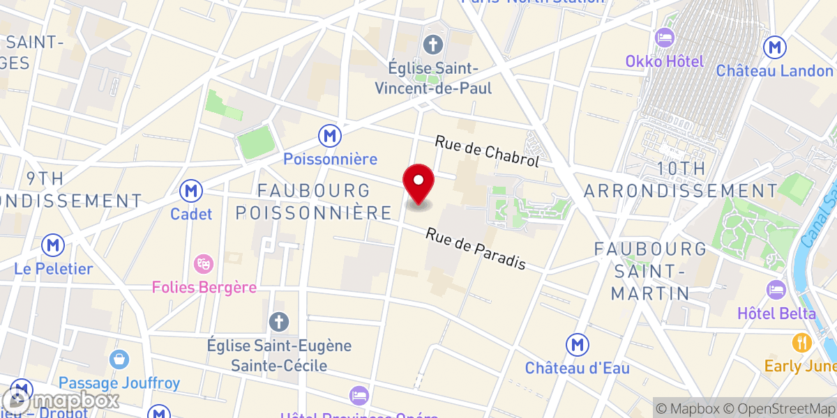 Map showing location of Les petits mignons