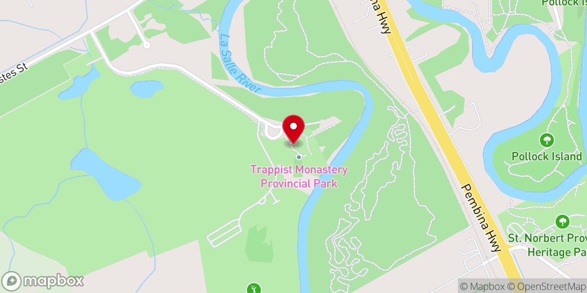 Map showing location of Trappist Monastery Provincial Heritage Park