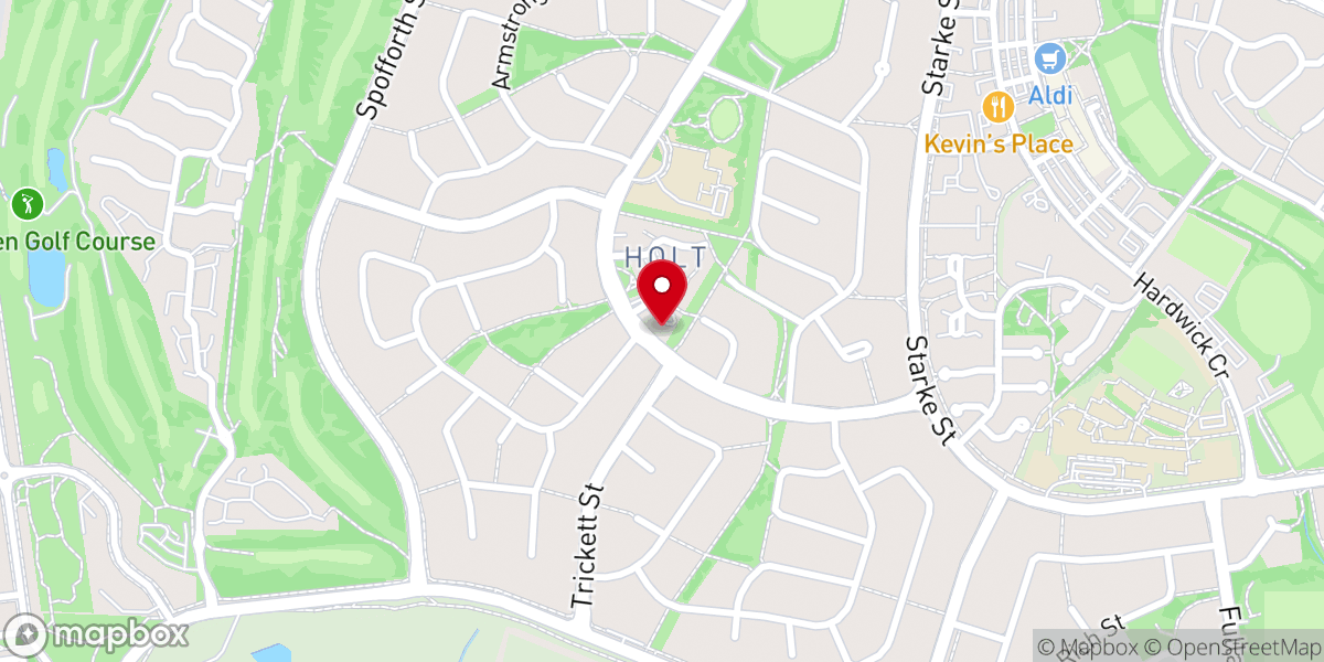 Map showing location of St James’ Anglican Church