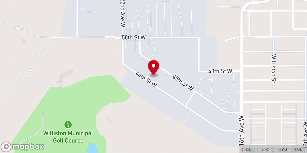 Map showing location of Badlands Seamless Gutters