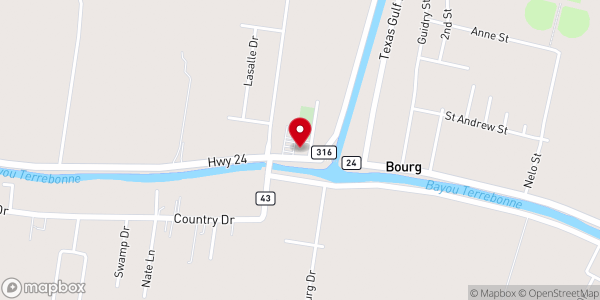 Map showing location of Saint Ann Catholic Church