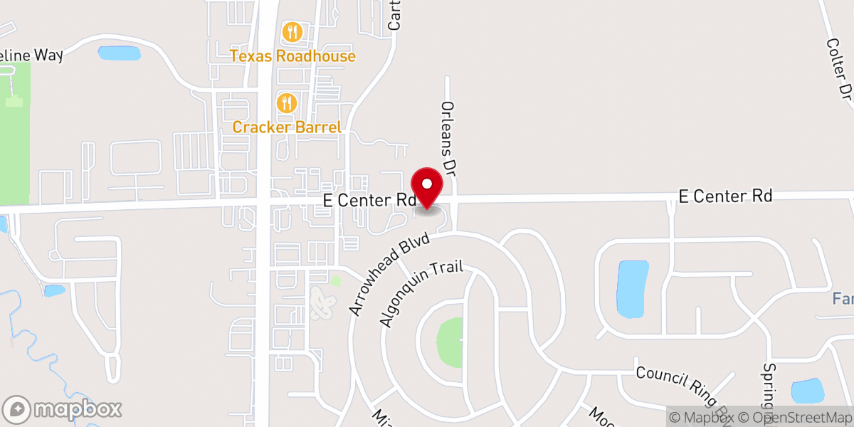 Map showing location of Indian Heights Grace Brethren