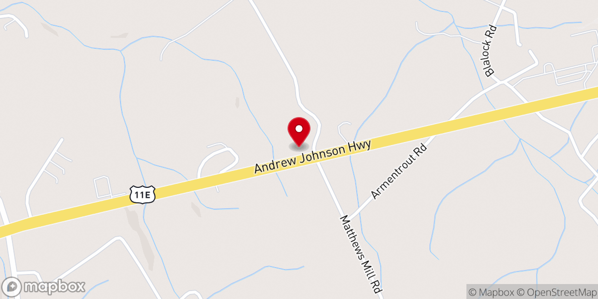 Map showing location of Zion Church