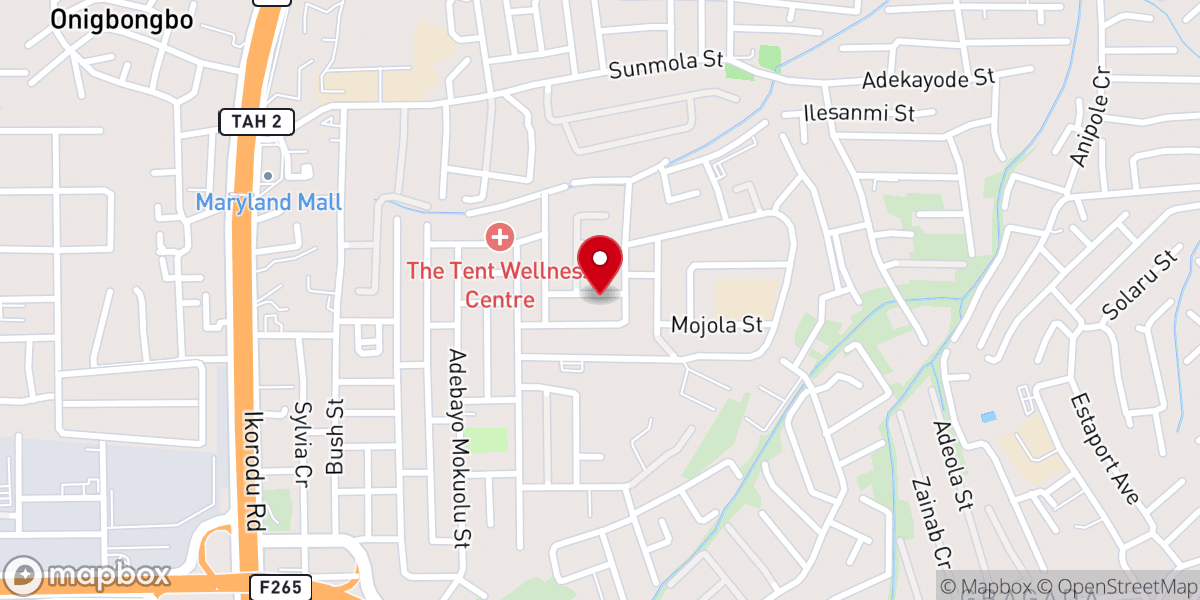 Map showing location of Christ Baptist Church Anthony