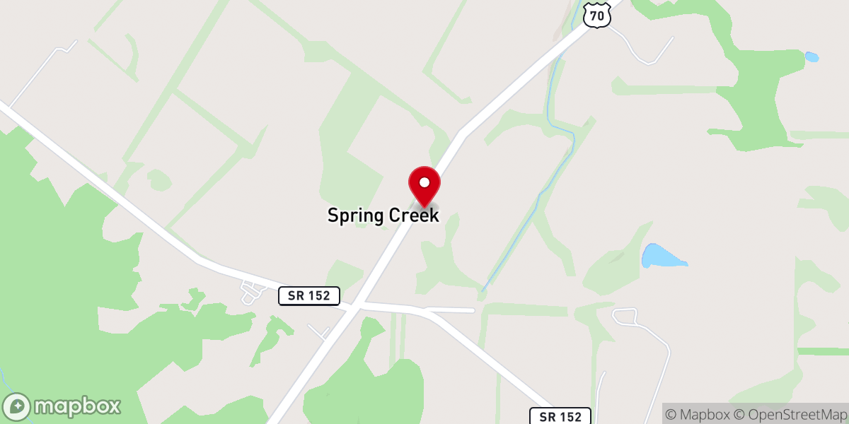 Map showing location of Sunset View Church of Christ