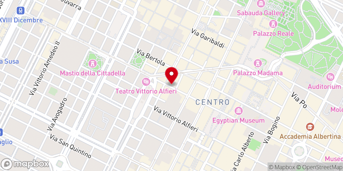 Map showing location of Chiesa di San Giuseppe