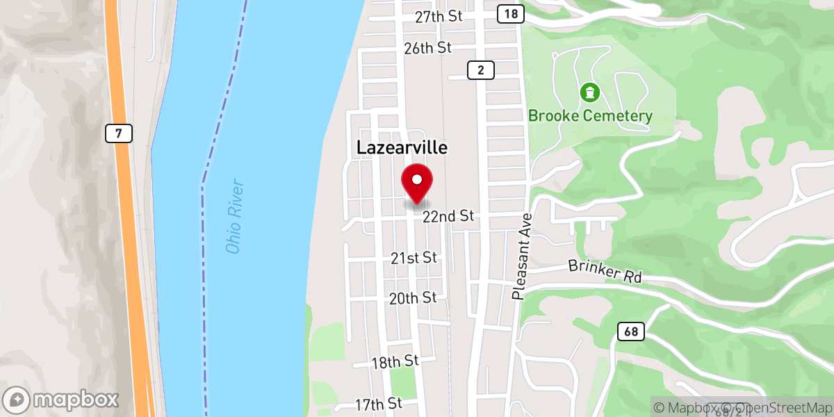 Map showing location of Food Pantry - Holy Family
