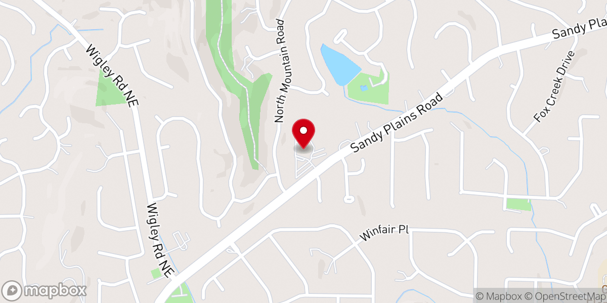 Map showing location of Unity North Atlanta