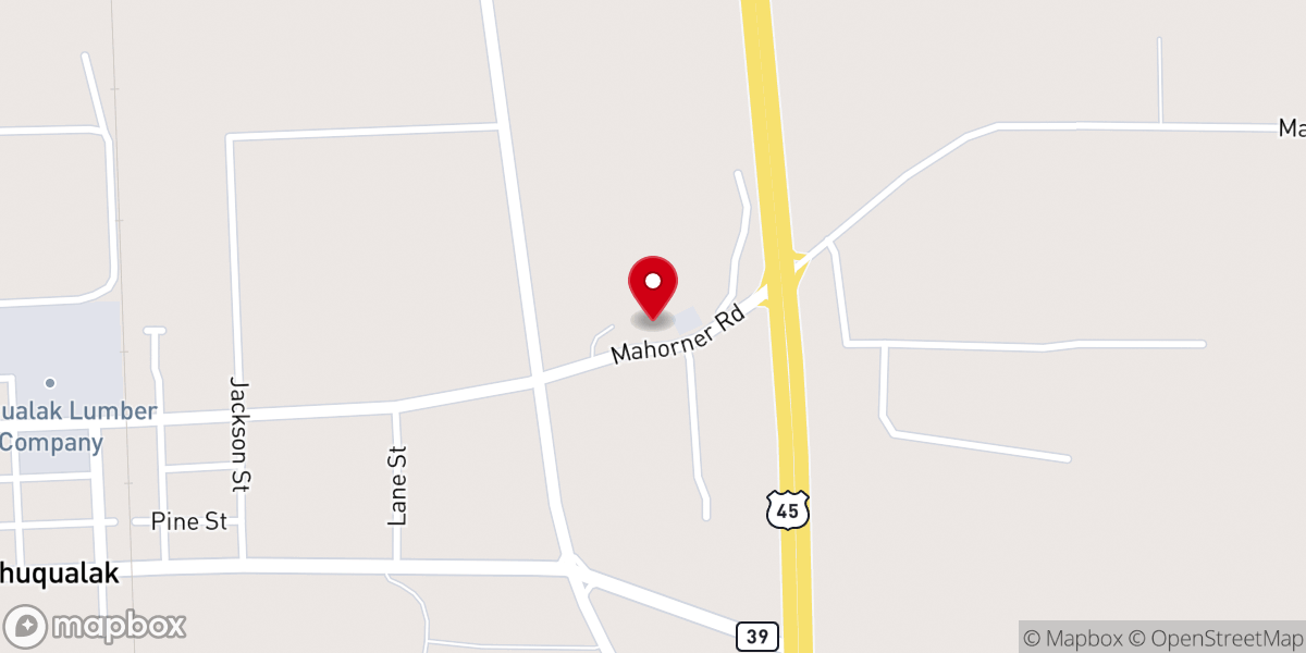 Map showing location of New Shiloh Missionary Baptist