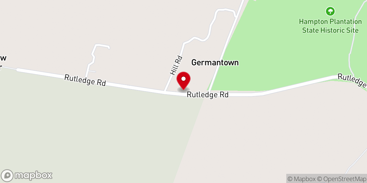 Map showing location of Howard African Methodist Episcopal Church