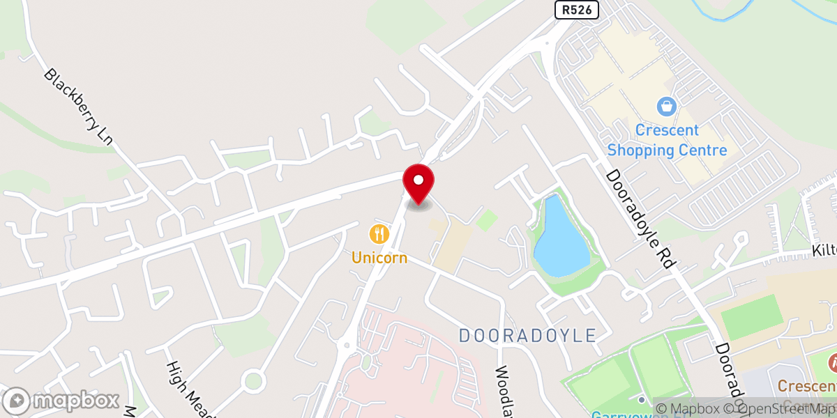 Map showing location of St Paul's Church