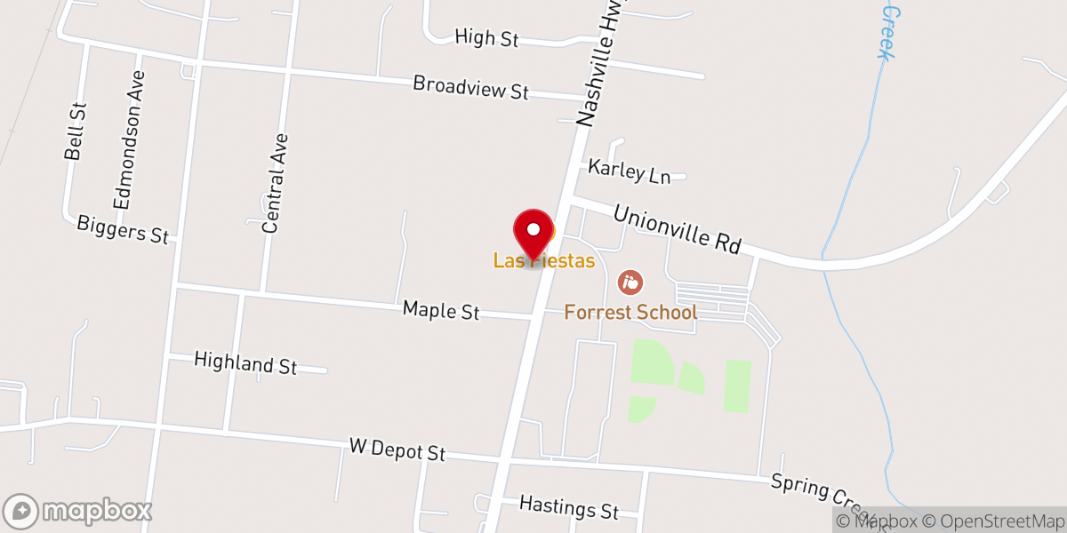 Map showing location of The Refuge church