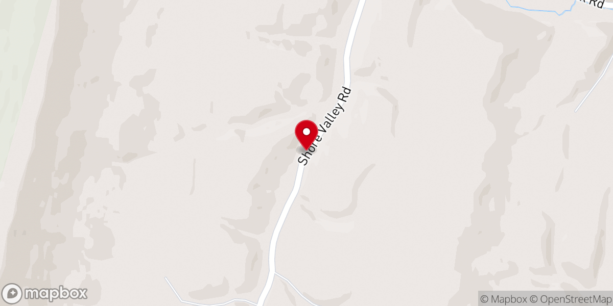 Map showing location of Meadow Green Mennonite Church