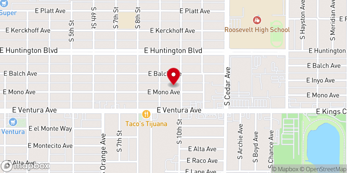 Map showing location of House of the Gospel