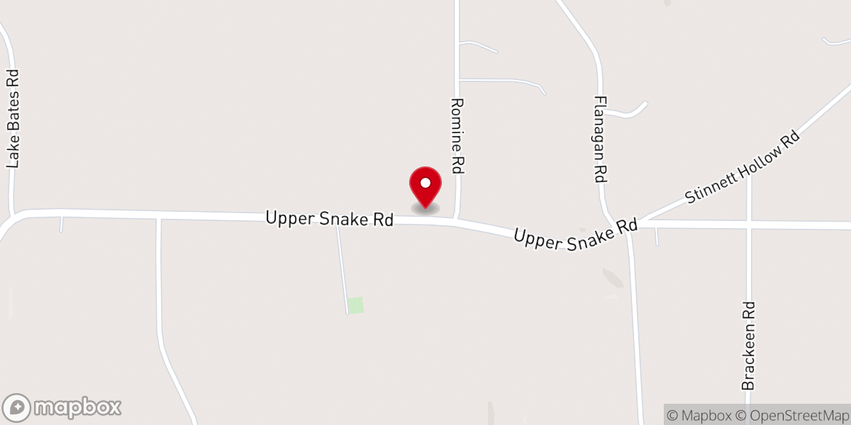 Map showing location of Pleasant Valley Church of Christ