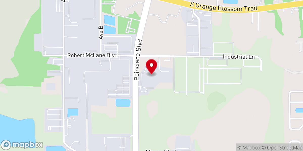 Map showing location of Anointed Victorious Outreach Services
