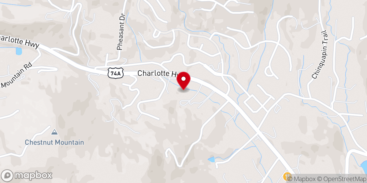 Map showing location of Abiding Savior Lutheran Church