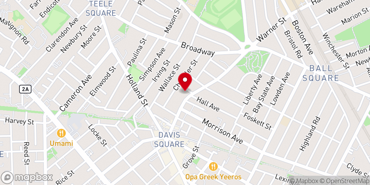 Map showing location of College Avenue Methodist Church